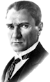 Portrait of Mustafa Kemal Atatürk, founder of the Republic of Türkiye